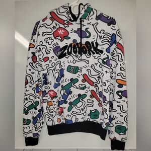 Zoo York Graffiti Skater Pullover Grunge Sweater - Small/Med